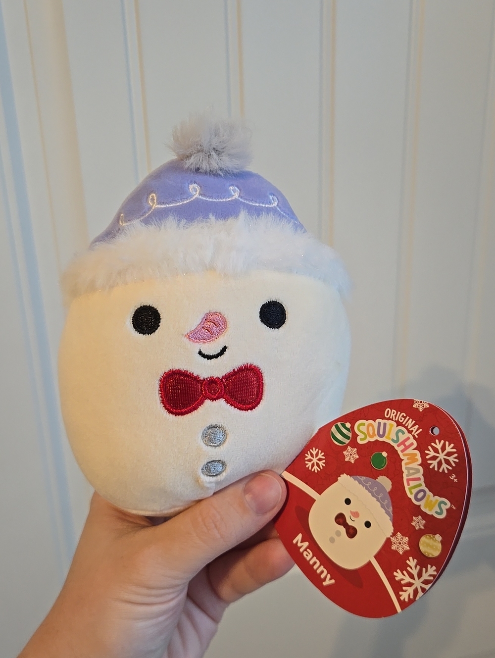 Manny The Snowman Squishmallow